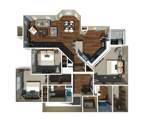 Zachary Parkside Apartments in Zachary, LA